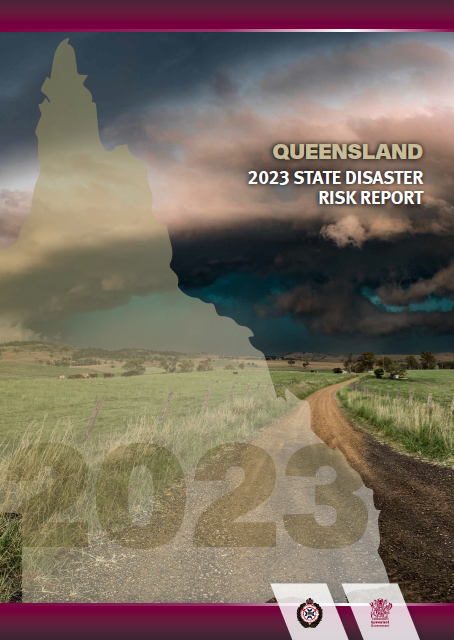2023 Qld Disaster risk report cover